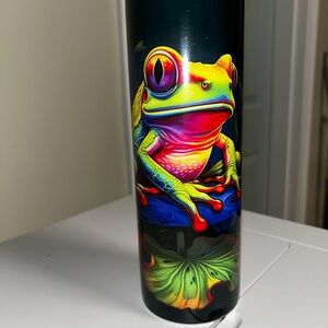 Colorful Frog Stainless Travel Bottle - Multicolor 20 ounce